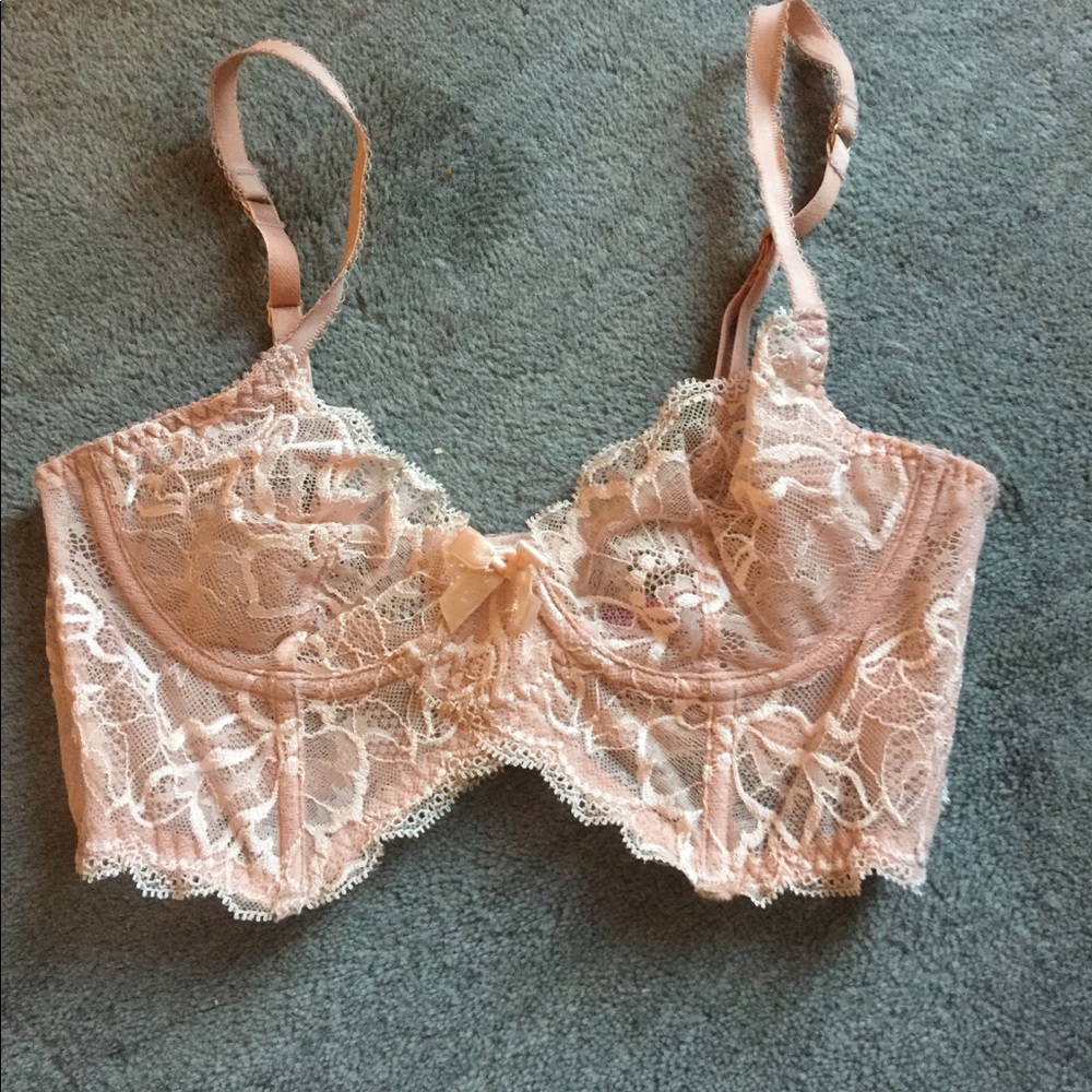 L'Agent by AP nude lace bra